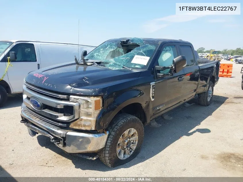 2020 Ford F-350 Xlt VIN: 1FT8W3BT4LEC22767 Lot: 40154301