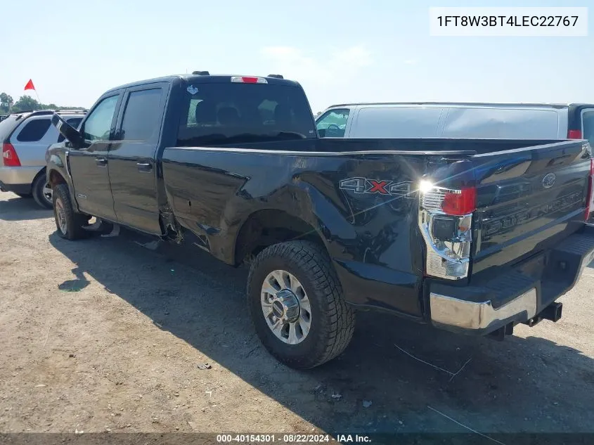 2020 Ford F-350 Xlt VIN: 1FT8W3BT4LEC22767 Lot: 40154301