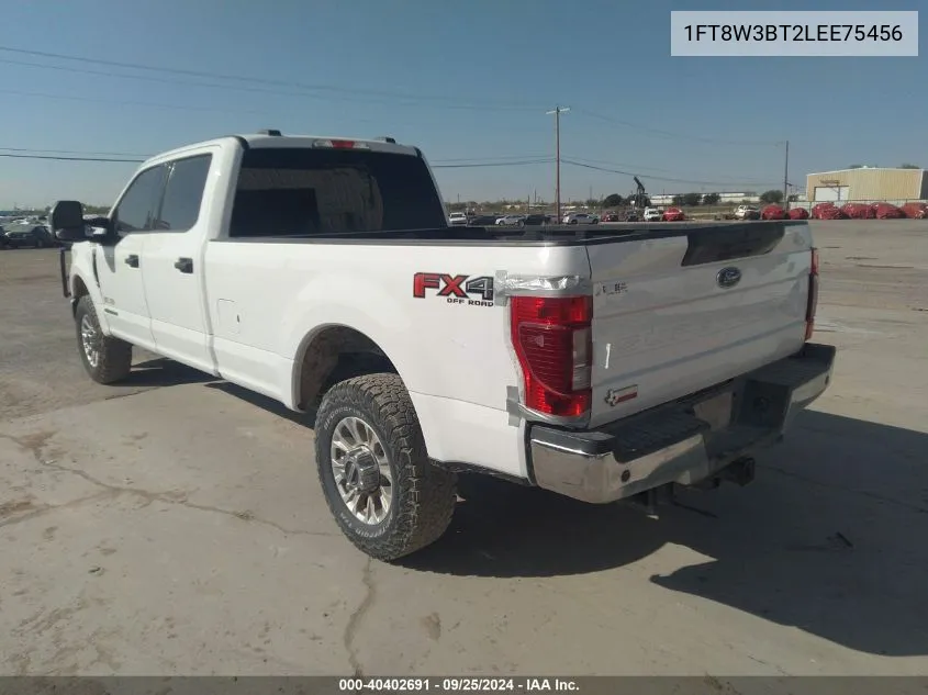 2020 Ford F-350 Xlt VIN: 1FT8W3BT2LEE75456 Lot: 40402691