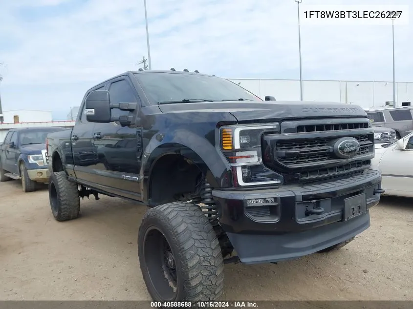 2020 Ford F-350 Lariat VIN: 1FT8W3BT3LEC26227 Lot: 40588688