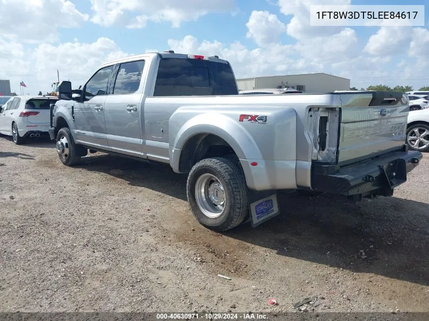 2020 Ford F-350 Lariat VIN: 1FT8W3DT5LEE84617 Lot: 40630971