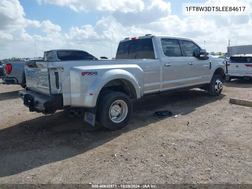 2020 Ford F-350 Lariat VIN: 1FT8W3DT5LEE84617 Lot: 40630971