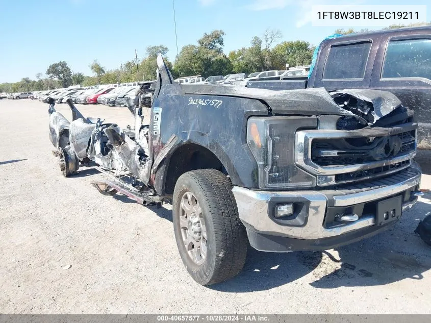 2020 Ford F-350 Lariat VIN: 1FT8W3BT8LEC19211 Lot: 40657577