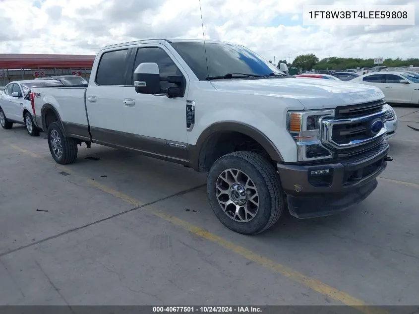 2020 Ford F-350 King Ranch VIN: 1FT8W3BT4LEE59808 Lot: 40677501