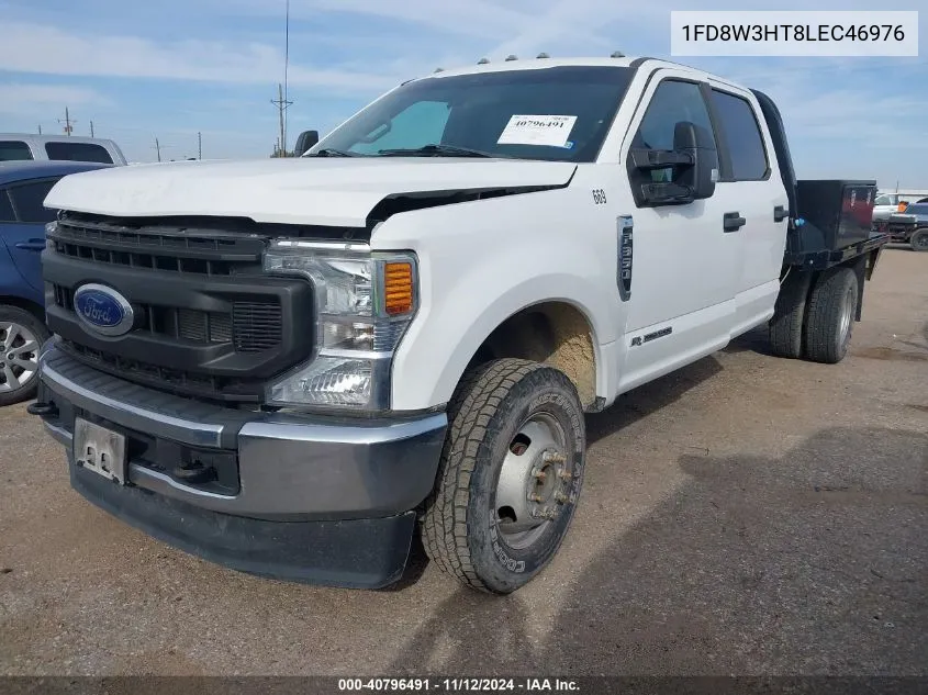 2020 Ford F-350 Chassis Xl VIN: 1FD8W3HT8LEC46976 Lot: 40796491