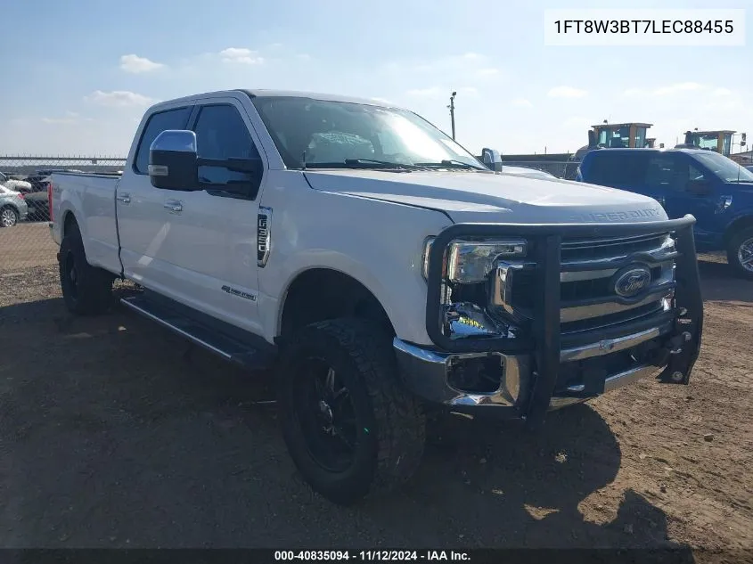 2020 Ford F-350 Xlt VIN: 1FT8W3BT7LEC88455 Lot: 40835094