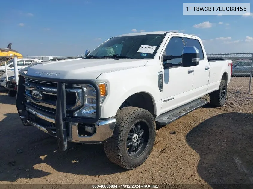 2020 Ford F-350 Xlt VIN: 1FT8W3BT7LEC88455 Lot: 40835094