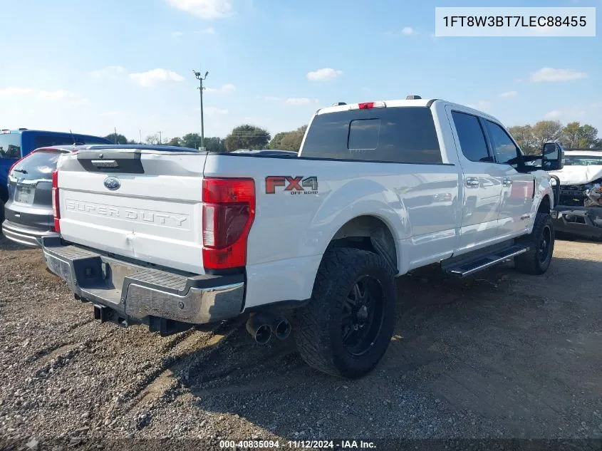 2020 Ford F-350 Xlt VIN: 1FT8W3BT7LEC88455 Lot: 40835094