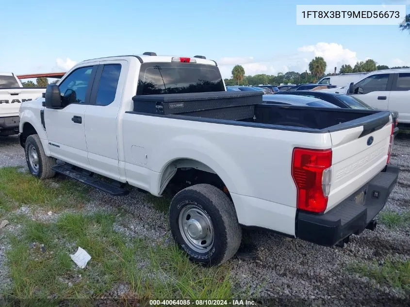 2021 Ford F-350 Xl VIN: 1FT8X3BT9MED56673 Lot: 40064085