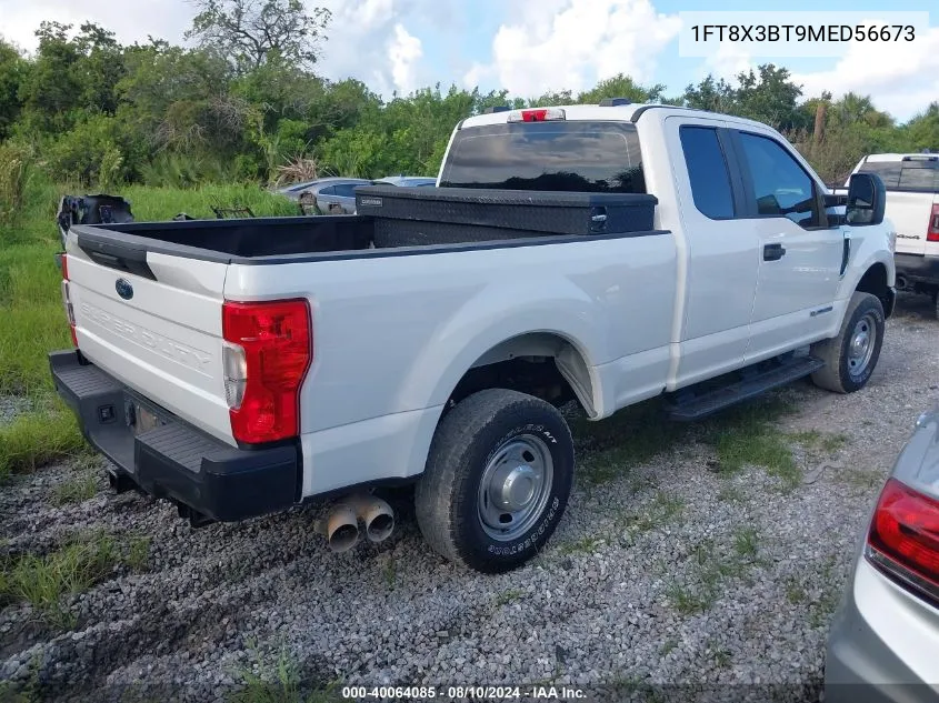 2021 Ford F-350 Xl VIN: 1FT8X3BT9MED56673 Lot: 40064085