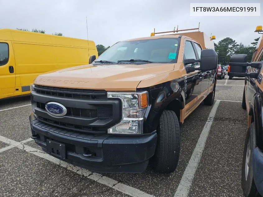 2021 Ford F-350 Xl VIN: 1FT8W3A66MEC91991 Lot: 40261210