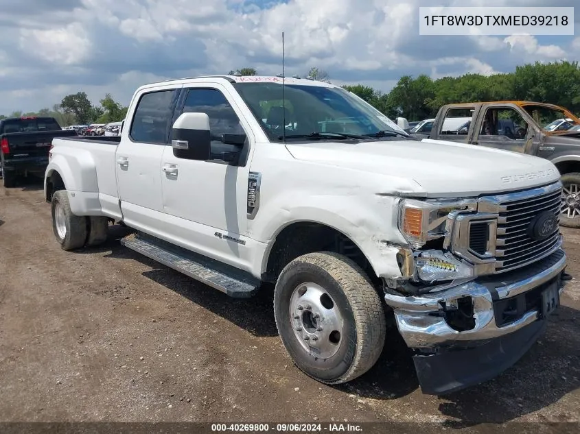 1FT8W3DTXMED39218 2021 Ford F-350 Lariat