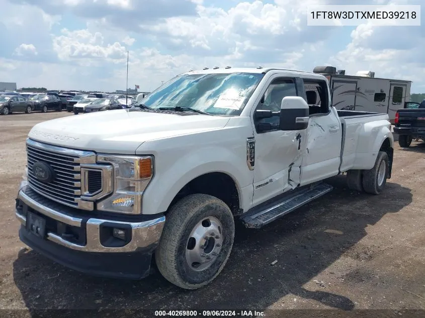 1FT8W3DTXMED39218 2021 Ford F-350 Lariat