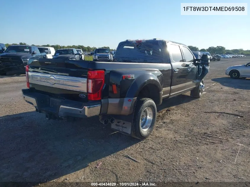 2021 Ford F-350 King Ranch VIN: 1FT8W3DT4MED69508 Lot: 40434829