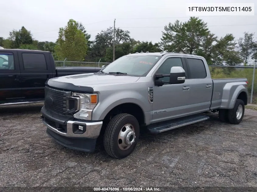 2021 Ford F-350 Lariat VIN: 1FT8W3DT5MEC11405 Lot: 40476096