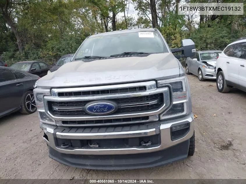 2021 Ford F-350 Lariat VIN: 1FT8W3BTXMEC19132 Lot: 40551065