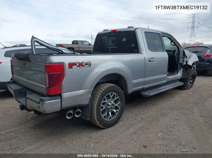 2021 Ford F-350 Lariat VIN: 1FT8W3BTXMEC19132 Lot: 40551065