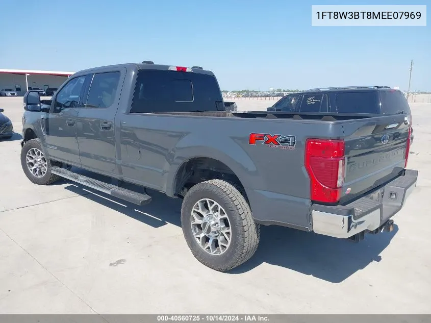 2021 Ford F-350 Lariat VIN: 1FT8W3BT8MEE07969 Lot: 40560725