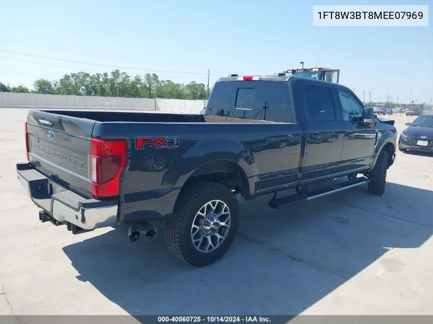 2021 Ford F-350 Lariat VIN: 1FT8W3BT8MEE07969 Lot: 40560725