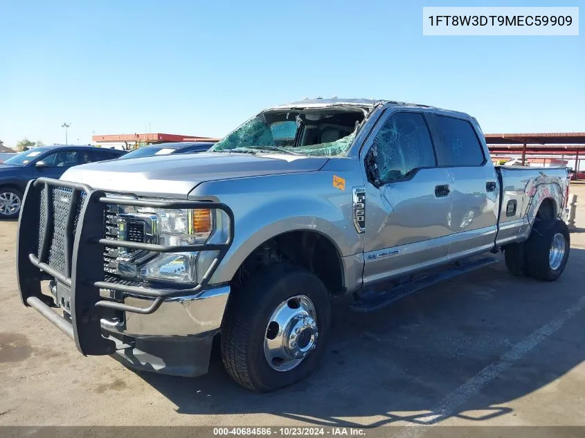 2021 Ford F-350 Xl VIN: 1FT8W3DT9MEC59909 Lot: 40684586