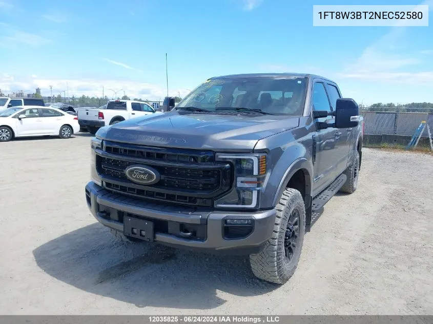 2022 Ford F-350 Lariat VIN: 1FT8W3BT2NEC52580 Lot: 12035825