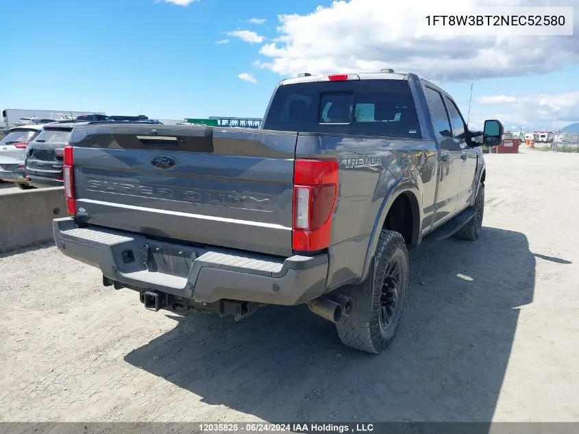 2022 Ford F-350 Lariat VIN: 1FT8W3BT2NEC52580 Lot: 12035825