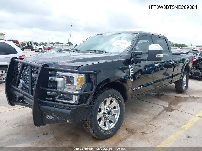 2022 Ford F-350 Platinum VIN: 1FT8W3BT5NEC09884 Lot: 39707684