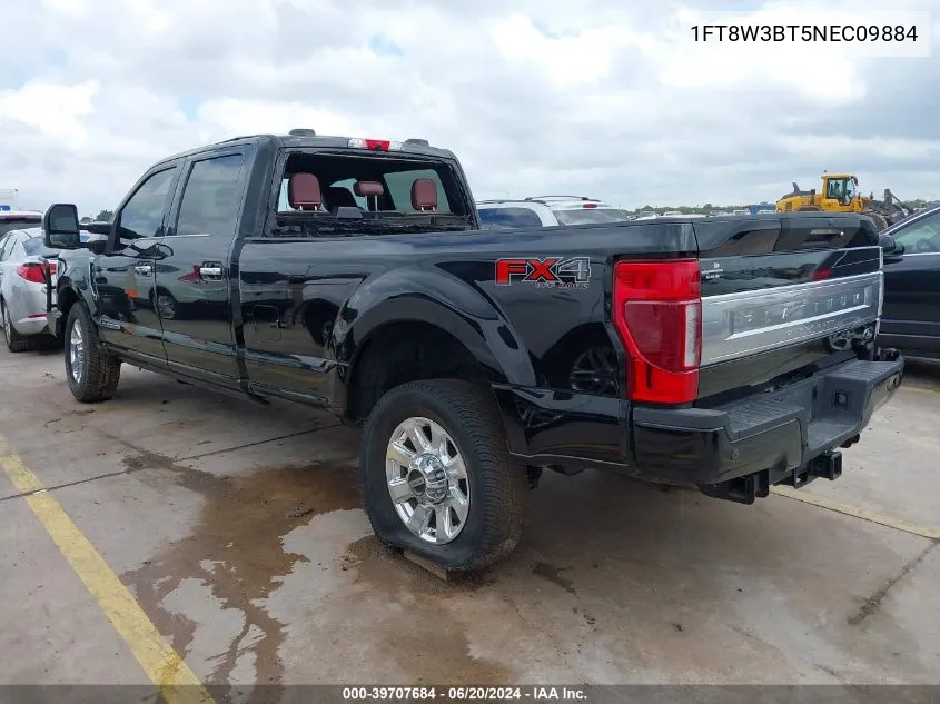 2022 Ford F-350 Platinum VIN: 1FT8W3BT5NEC09884 Lot: 39707684