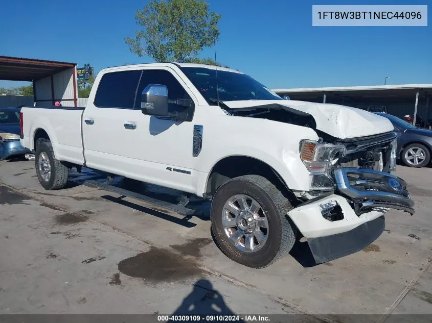 2022 Ford F350 Super Duty VIN: 1FT8W3BT1NEC44096 Lot: 40309109