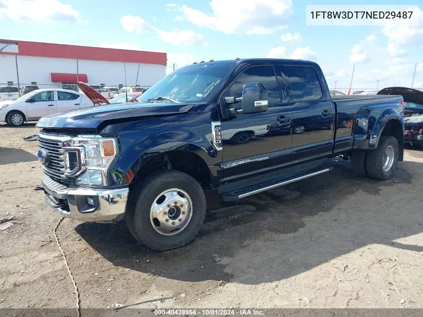 2022 Ford F-350 Lariat VIN: 1FT8W3DT7NED29487 Lot: 40439954