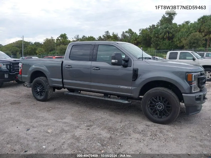 2022 Ford F-350 Lariat VIN: 1FT8W3BT7NED59463 Lot: 40470409