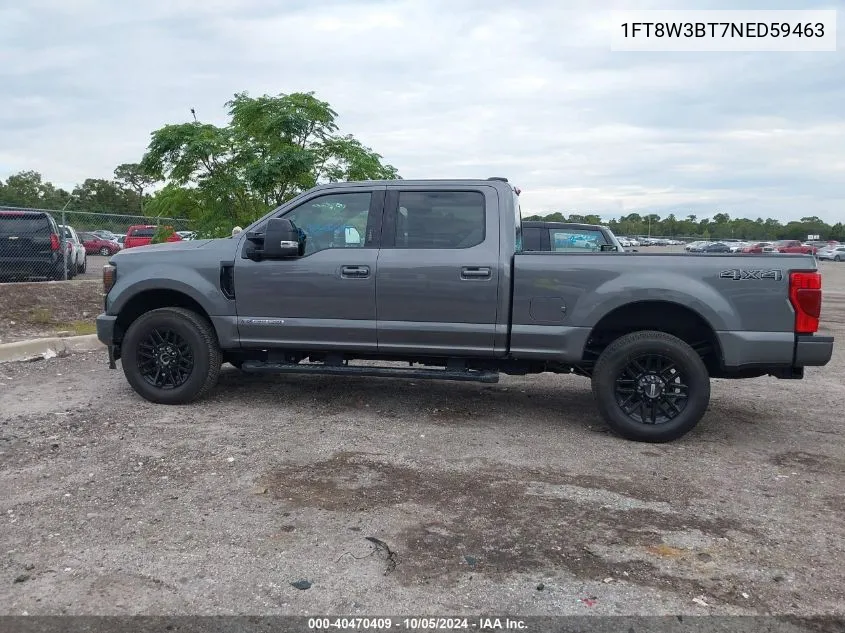 2022 Ford F-350 Lariat VIN: 1FT8W3BT7NED59463 Lot: 40470409