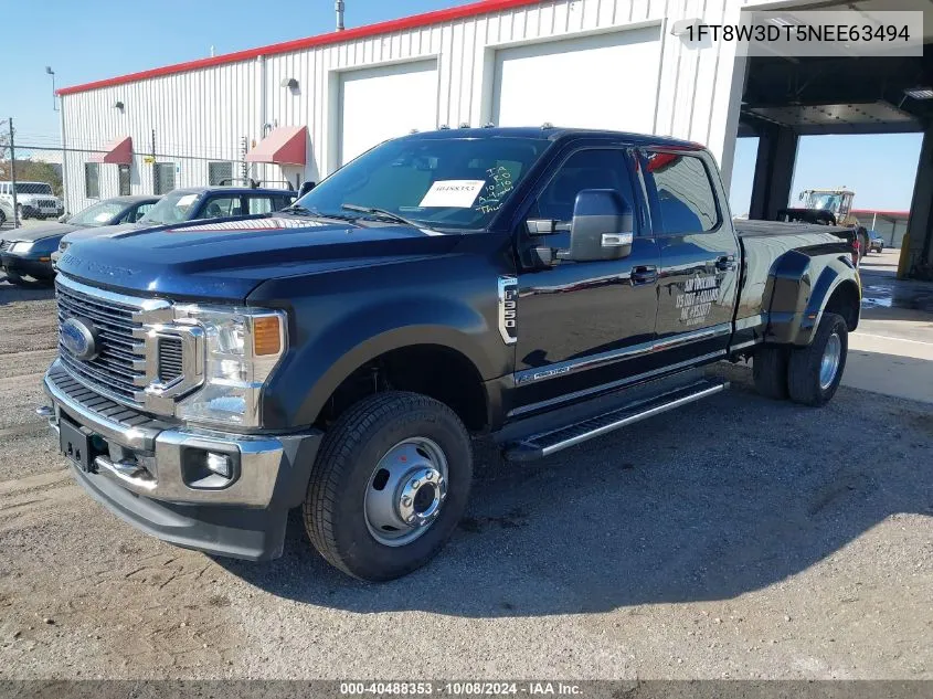 2022 Ford F-350 Lariat VIN: 1FT8W3DT5NEE63494 Lot: 40488353