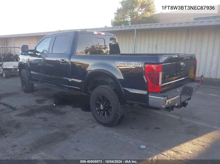 2022 Ford F-350 Lariat VIN: 1FT8W3BT3NEC87936 Lot: 40505873