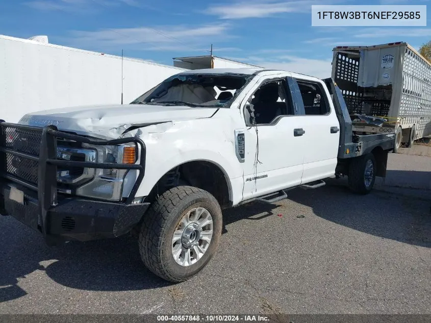 2022 Ford F-350 Xlt VIN: 1FT8W3BT6NEF29585 Lot: 40557848