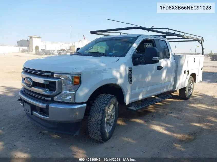 2022 Ford F350 Super Duty VIN: 1FD8X3B66NEC91028 Lot: 40580543