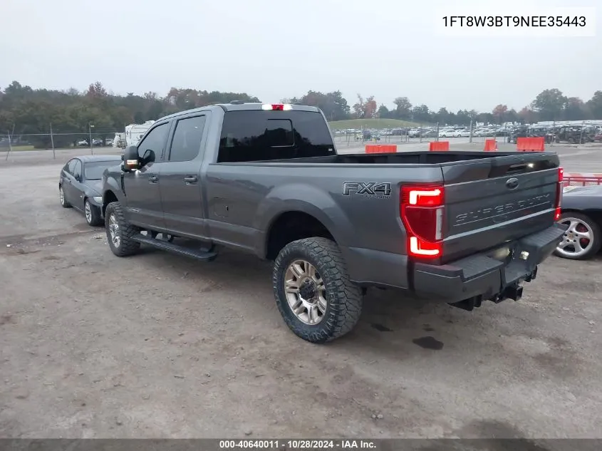 2022 Ford F-350 Lariat VIN: 1FT8W3BT9NEE35443 Lot: 40640011