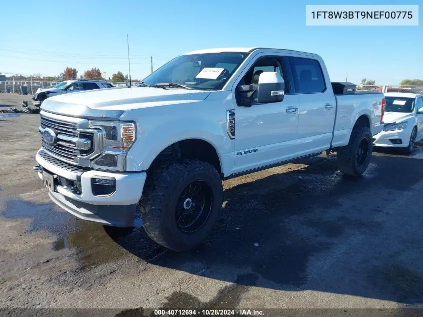 2022 Ford F-350 Limited VIN: 1FT8W3BT9NEF00775 Lot: 40712694