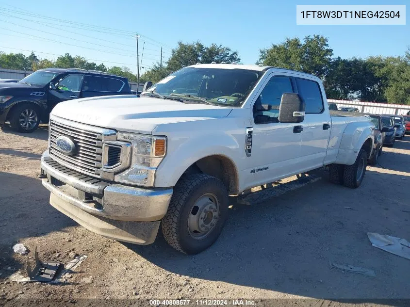 2022 Ford F-350 Xlt VIN: 1FT8W3DT1NEG42504 Lot: 40808577