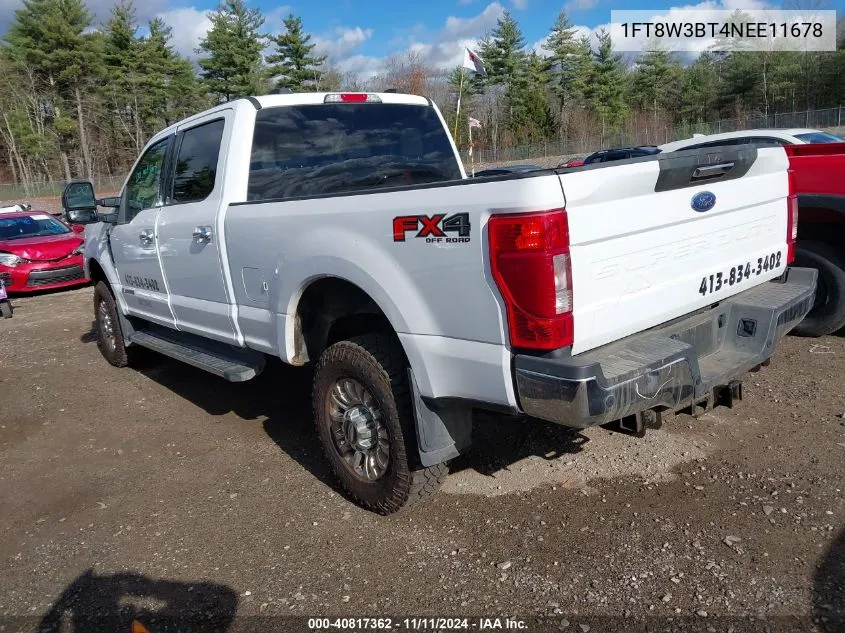 2022 Ford F-350 Xlt VIN: 1FT8W3BT4NEE11678 Lot: 40817362