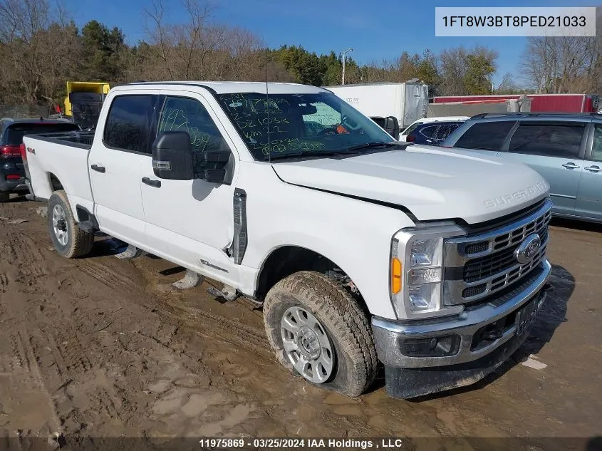 2023 Ford F350 Super Duty VIN: 1FT8W3BT8PED21033 Lot: 11975869