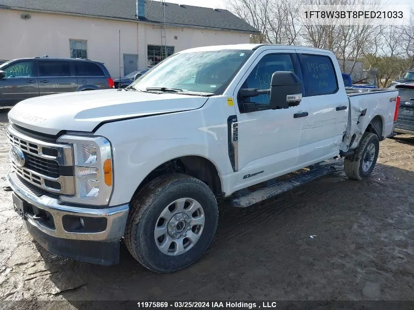 2023 Ford F350 Super Duty VIN: 1FT8W3BT8PED21033 Lot: 11975869