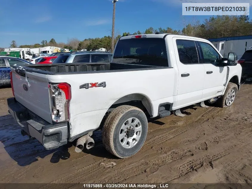 2023 Ford F350 Super Duty VIN: 1FT8W3BT8PED21033 Lot: 11975869