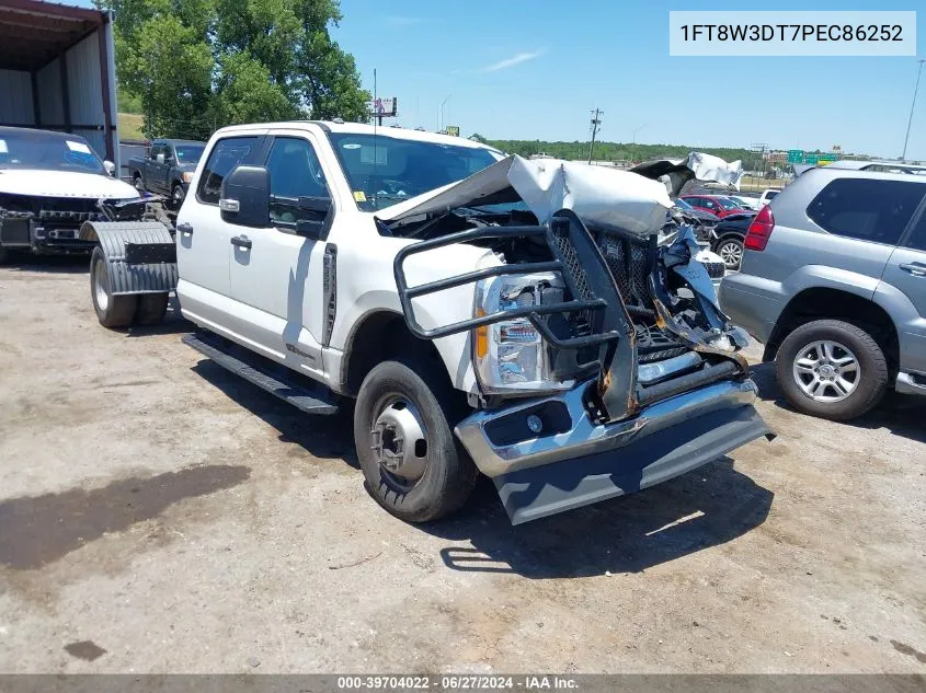 2023 Ford F-350 Xl VIN: 1FT8W3DT7PEC86252 Lot: 39704022