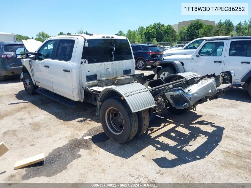 2023 Ford F-350 Xl VIN: 1FT8W3DT7PEC86252 Lot: 39704022