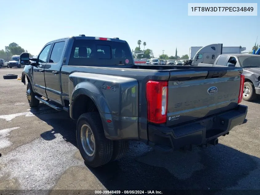 2023 Ford F-350 Xl VIN: 1FT8W3DT7PEC34849 Lot: 39948459