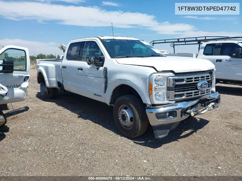 2023 Ford F-350 Xlt VIN: 1FT8W3DT6PED47742 Lot: 40088670