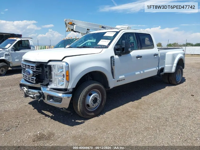 2023 Ford F-350 Xlt VIN: 1FT8W3DT6PED47742 Lot: 40088670