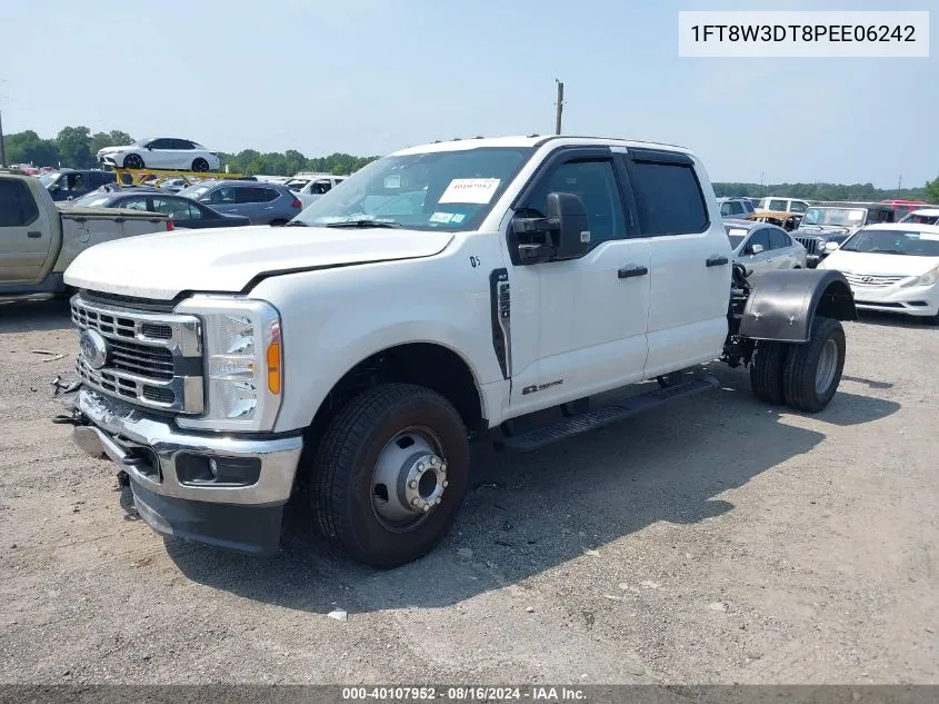 2023 Ford F-350 Xlt VIN: 1FT8W3DT8PEE06242 Lot: 40107952