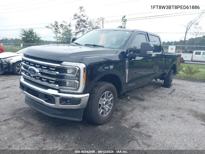 2023 Ford F-350 Super Duty VIN: 1FT8W3BT8PED61886 Lot: 40342006